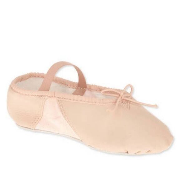 Toddler Girls Faux Leather Dance Shoes Ballet Ballerina - Picture 4 of 4